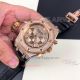 Perfect Replica Audemars Piguet Royal Oak 42mm Watch Rose Gold Diamond Black Strap (3)_th.jpg